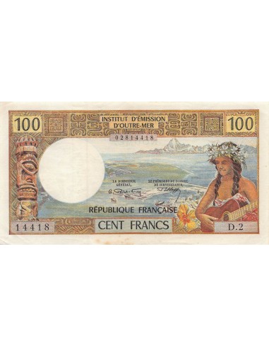 Nle Calédonie 100 francs 1971
