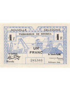Nle Calédonie 1 franc 1943