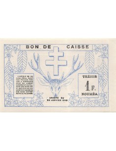 Nle Calédonie 1 franc 1943 2