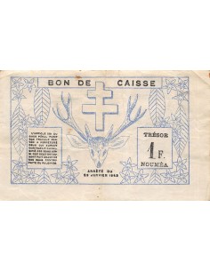 Nle Calédonie 1 franc 1943 2