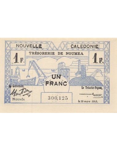 Nle Calédonie 1 franc 1943