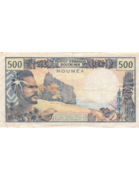 Nle Calédonie 500 francs 1969
