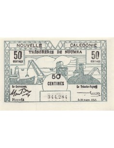 Nle Calédonie 50 centimes 1943