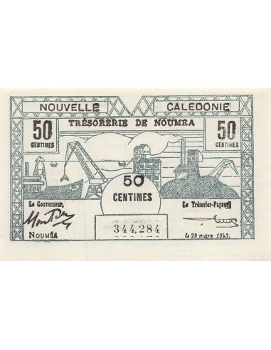 Nle Calédonie 50 centimes 1943