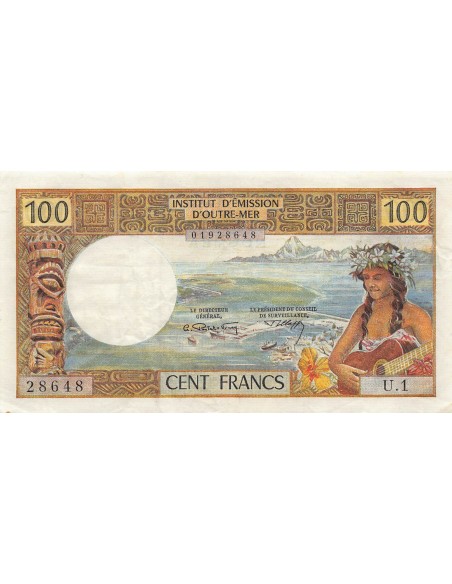 Nle Calédonie 100 francs 1969