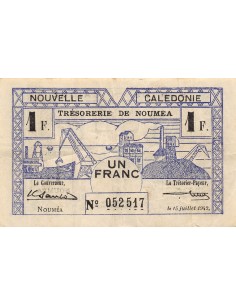 Nle Calédonie 1 franc 1942