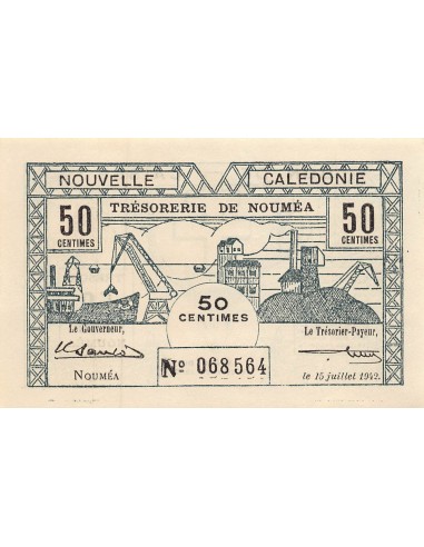 Nle Calédonie 50 centimes 1942