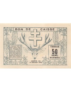 Nle Calédonie 50 centimes 1942 2