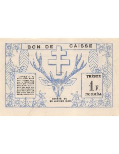 Nle Calédonie 1 franc 1943 2
