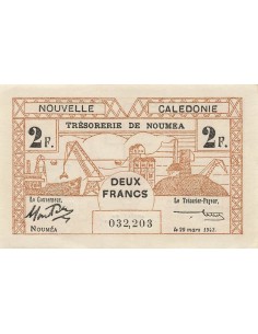 Nle Calédonie 2 francs 1943