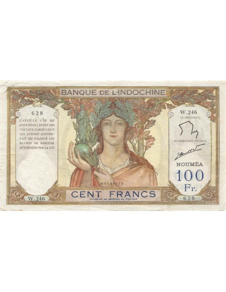 Nle Calédonie 100 francs 1963
