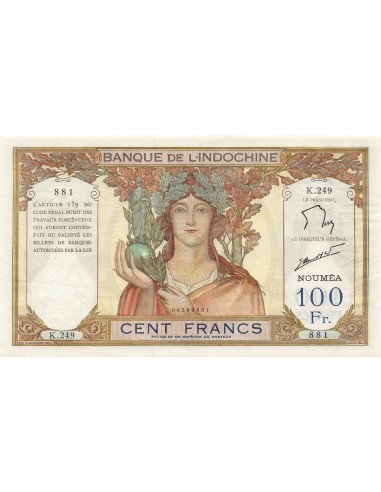 Nle Calédonie 100 francs 1963