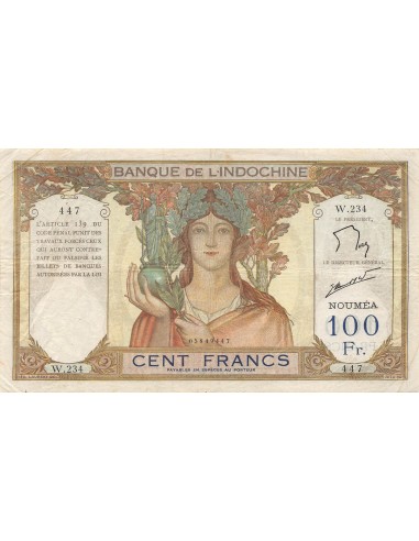 Nle Calédonie 100 francs 1963