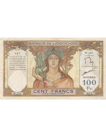 Nle Calédonie 100 francs 1963