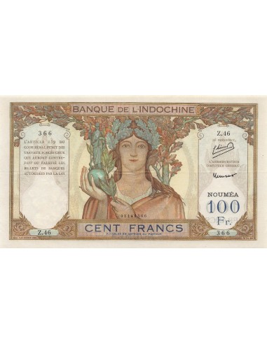 Nle Calédonie 100 francs 1953