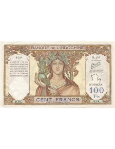 Nle Calédonie 100 francs 1957