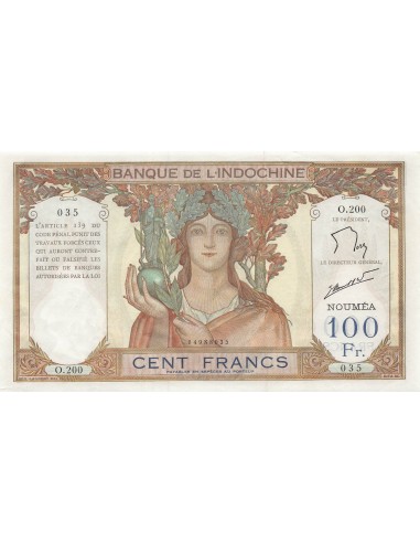 Nle Calédonie 100 francs 1963
