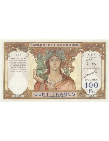 Nle Calédonie 100 francs 1963