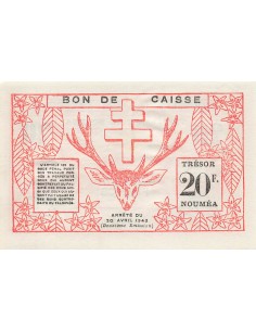 Nle Calédonie 20 francs 1943 2