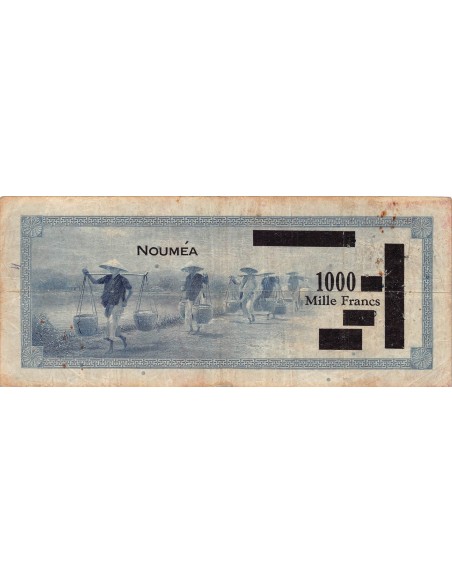 Nle Calédonie 1000 francs 1943