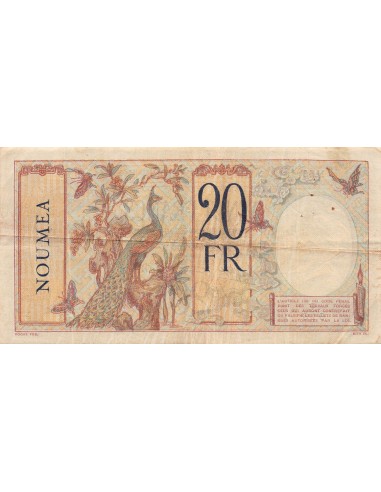 Nle Calédonie 20 francs 1929