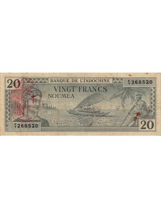 Nouvelles Hébrides 20 francs 1945