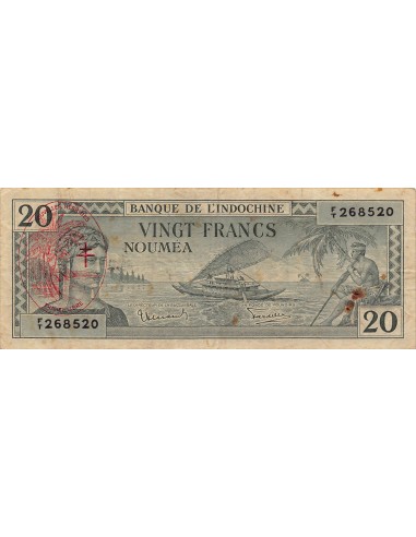 Nouvelles Hébrides 20 francs 1945