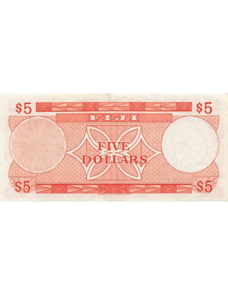 Fidji 5 dollars 1974