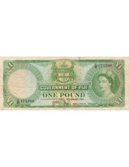Fidji 1 pound 1967