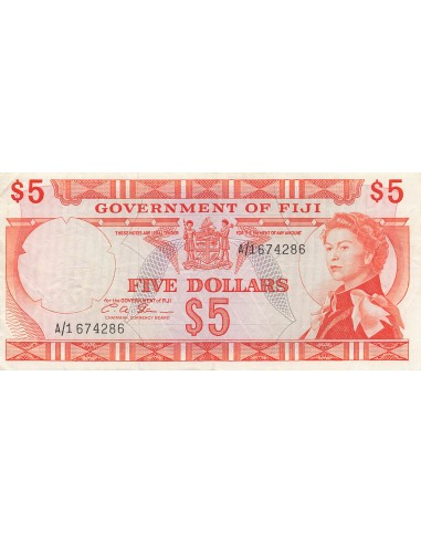 Fidji 5 dollars 1971