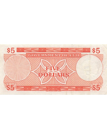 Fidji 5 dollars 1971