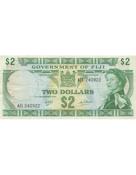 Fidji 2 dollars 1969