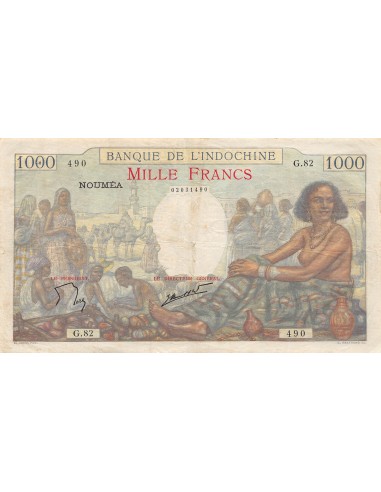 Nle Calédonie 1000 francs 1963