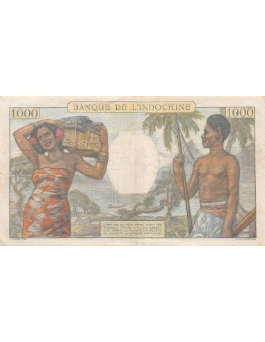 Nle Calédonie 1000 francs 1963