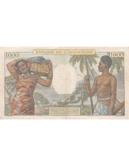 Nle Calédonie 1000 francs 1963