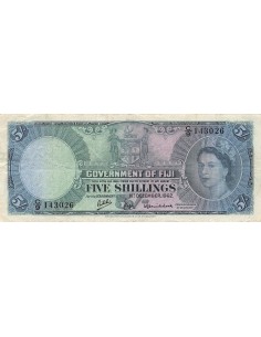 Fidji 5 shillings 1962