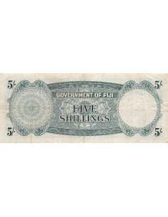 Fidji 5 shillings 1962 2