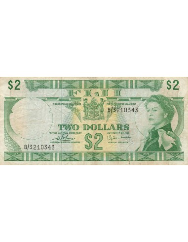Fidji 2 dollars 1974