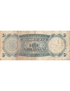 Fidji 5 shillings 1961 2