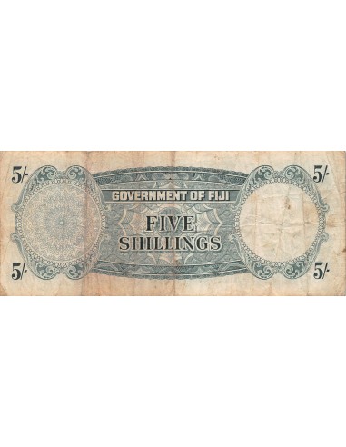 Fidji 5 shillings 1961