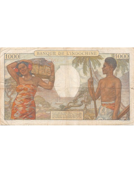 Nle Calédonie 1000 francs 1957