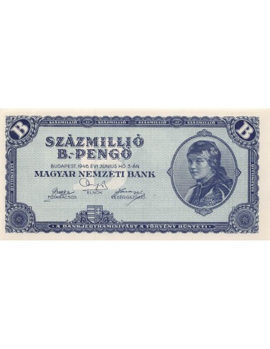 Hongrie 1000000000 pengo 1946