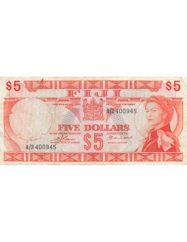 Fidji 5 dollars 1974