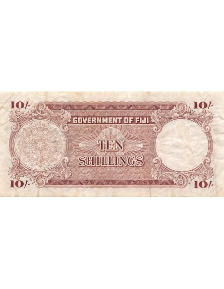 Fidji 10 shillings 1965