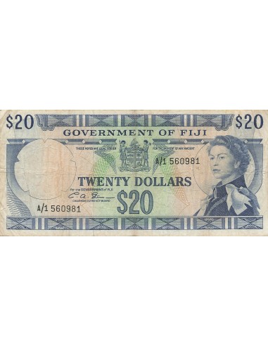 Fidji 10 dollars 1971