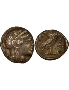 Grèce (Attique) 1 tétradrachme Argent Ve Siècle Av JC Athènes