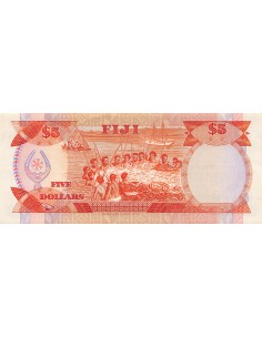 Fidji 5 dollars 1986 2