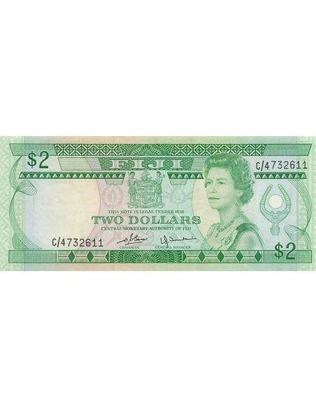 Fidji 2 dollars 1980