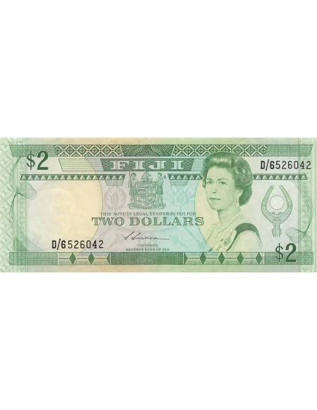 Fidji 2 dollars 1988