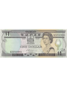 Fidji 1 dollar 1987